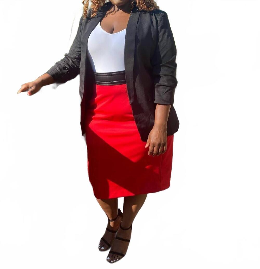 NEW ODDI reagan essential blazer - plus in black